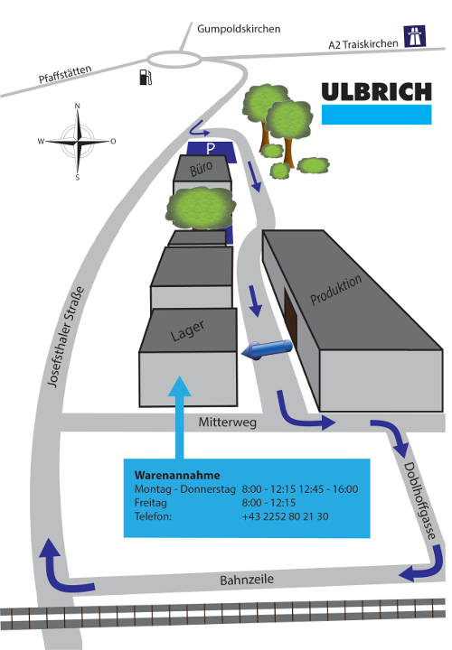 Ulbrich Group - Anfahrtsbeschreibung
