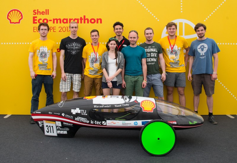 Sponsoring der TERA TuGraz - FENNEK - Shell Eco Marathon 